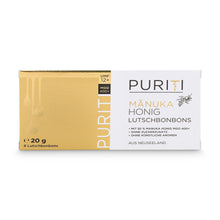 Lade das Bild in den Galerie-Viewer, PURITI Manuka Honig Lutschbonbons MGO 400+ 20g