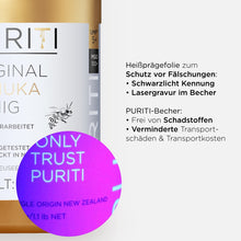 Lade das Bild in den Galerie-Viewer, PURITI Manuka-Honig MGO 100+ 250g aus Neuseeland