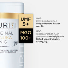 Lade das Bild in den Galerie-Viewer, PURITI Manuka-Honig MGO 100+ 500g aus Neuseeland