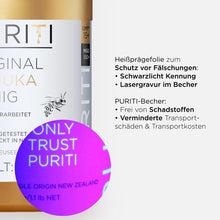 Lade das Bild in den Galerie-Viewer, PURITI Manuka-Honig MGO 550+ 250g aus Neuseeland