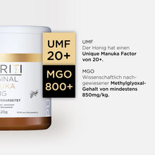 Lade das Bild in den Galerie-Viewer, PURITI Manuka-Honig MGO 850+ 120g aus Neuseeland